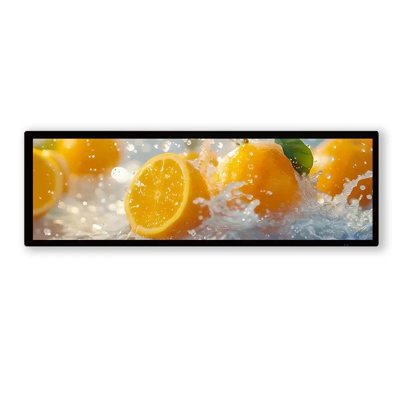 49,5" schermo LCD a bara slongà – segnałasion digitałe de scaffale Full HD