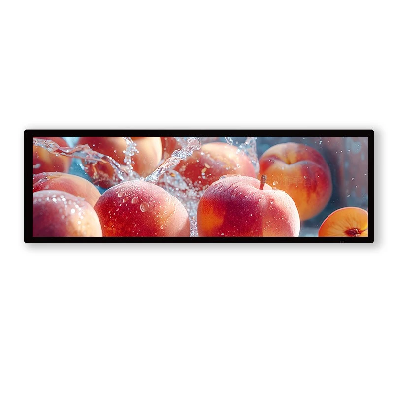 35,5" Schermo LCD da dopio -bara laterałe – schermo dopio a bordo del scaffałe