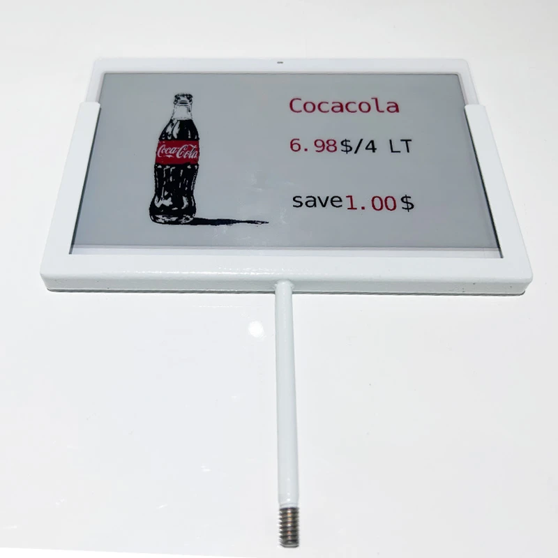 7.3" ESL Screw-Supporto in metało – porta-eticheta de gondola